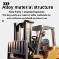 thumbnail image 5 of 1/64 Scale RC Construction Vehicle Toy: 2-in-1 Forklift Crane with Dual Mode, 7-Channel Remote Control, Rechargeable Battery, LED Lights & Sound Effects for Kids & Adults Ages 6+, 5 of 9