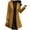 Yellow, variant on asdoklhq Womens Plus Size Coats Clearance Women Fashion Long Sleeve Woolen Lapel Solid Color Long Jacket Coat