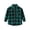 Green, variant on JUMEYU Toddler Shacket Toddler Jacket Kids Boys Shirt Coat Jacket Plaid Long Sleeve Kids Button Tops for Boys Outerwear Coats 12 18 Months (Green,12-18 Months)