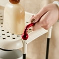 thumbnail image 4 of Cup Holder Organizer, Desktop Mug Rack, Kitchen Cup Storage Shelf, Teacup Drainer Stand,Office Coffee Mug Organizer,Sideboard Cup Display,Cream Wind Design,Living Room Bedroom Kitchenware Organizer, 4 of 6