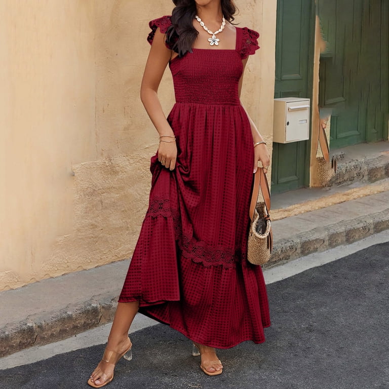 chinese dress ladies Casual Black Short Sleeve Dress - Maxi Dresses main image 1