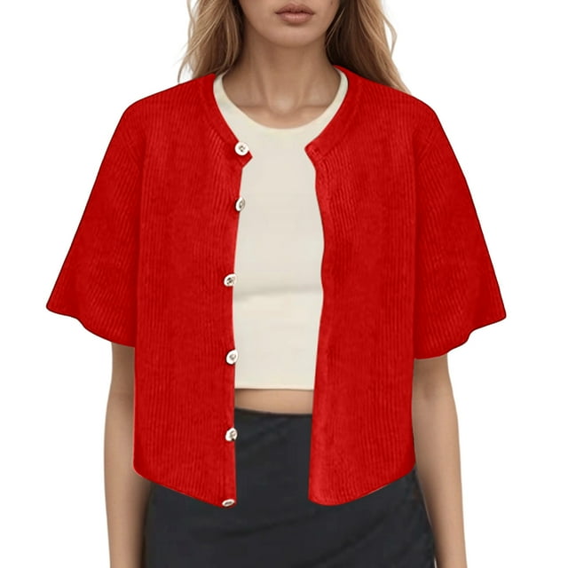 Cardigan en Tricot Léger pour Femme, Ouvert à l'Avant, Chandail Décontracté, Pièce de Superposition Polyvalente pour le Quotidien, Confortable, Manteau pour Toutes les Saisons