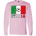 thumbnail image 3 of Inktastic Italian Soccer Long Sleeve T-Shirt, 3 of 5