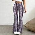 thumbnail image 5 of CHUMUD Flare Leggings for Women Bohemia Yoga Pants High Waisted Tummy Control Leggings Bootcut Casual Floral Yoga Pants, 5 of 6