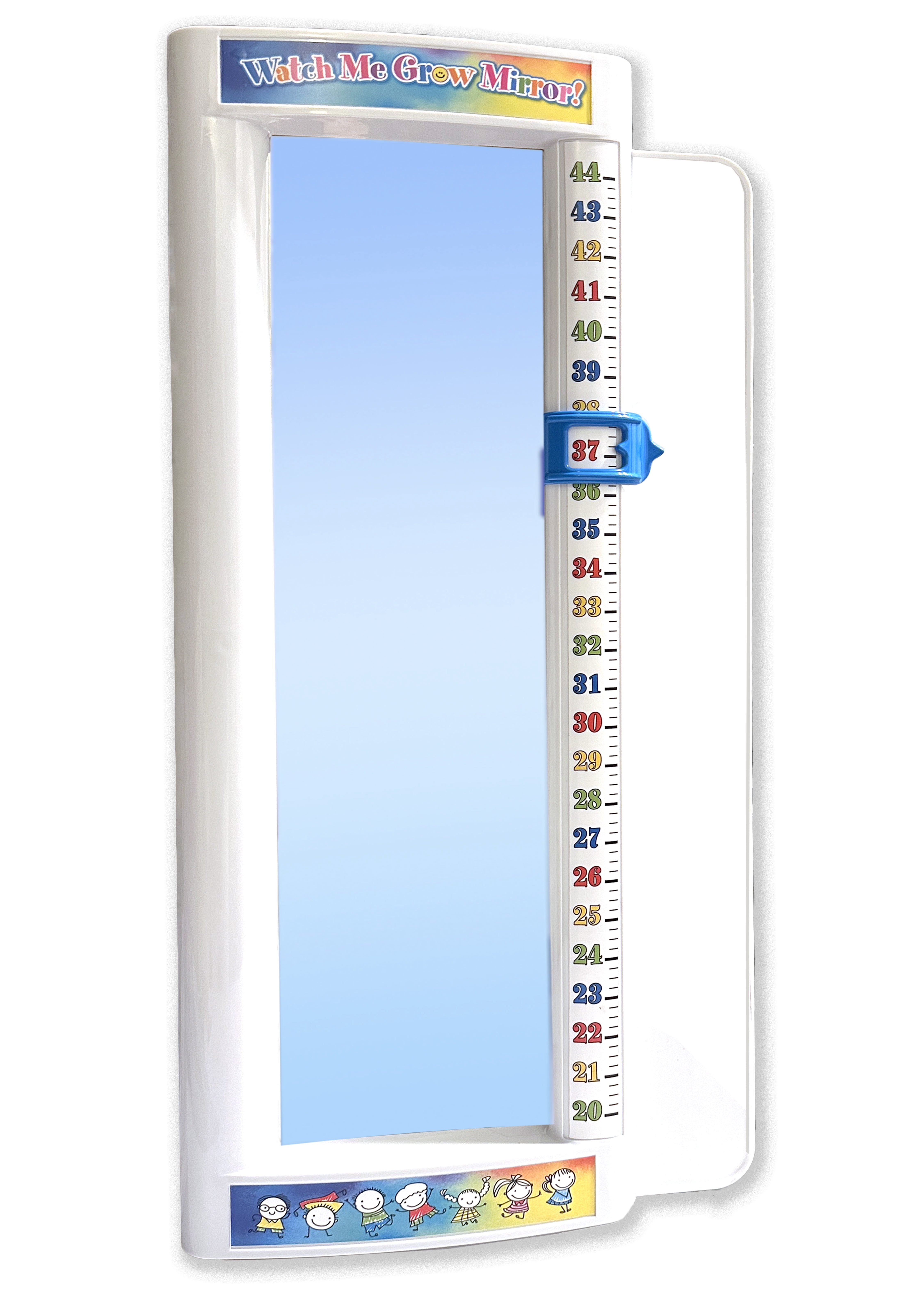 Zoya Watch Me Grow Mirror with Frame and Adjustable Height Measurement