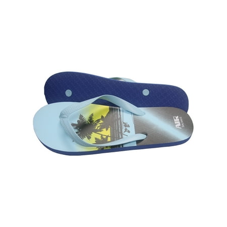 

Air Balance Lifestyle Flip-Flop After Golf Thong Sandal 12 Medium Blue Strap -