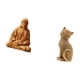 thumbnail image 5 of Figura de gato católico, estatua del Corazón de Jesús, figura decorativa de resina coleccionable de Jesús, escultura animal para pasillo, dorm, 5 of 8