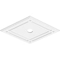 thumbnail image 2 of 32"W x 21 3/8"H x 3"ID x 11 1/4"C x 1"P Diamond Architectural Grade PVC Contemporary Ceiling Medallion, 2 of 11