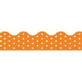thumbnail image 2 of Trend Enterprises Toddler - 12th Grade Terrific Trimmer Orange Polka Dots 12/Pack T-92662, 2 of 2