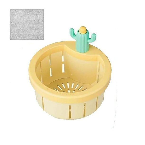 Filtro Fregadero de Cocina Cactus Prensa de Filtro Fregadero de Cocina Cesta de Vertido Automática Multifuncional Canasta de Drenaje Del Fregadero de Cactus Del Hogar