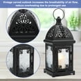 thumbnail image 4 of 2PCS Lantern Tea Light Lamp Hollow Candle Holder Hanging Garden Wedding Decor, 4 of 4