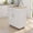 White with 2 Door Cabinet, variant on Small Kitchen Island on Wheel with Storage, Rolling Kitchen Island Cart with Drawer, Storage Cabinet and Rubber Wood Countertop, Rolling Trolley Cart with Towel Rack for Kitchen (White)