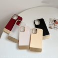 thumbnail image 6 of Compatible with iPhone 14 Pro Max Plating Case Fashion Luxury Electroplated Cover Ultra Thin Slim 3 in 1 Camera Protection Cover for iPhone 14 Pro Max Women Girls Men Black, 6 of 9