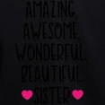 thumbnail image 3 of CafePress - Amazing Sister - Pullover Hoodie, Classic & Comfortable Hooded Sweatshirt, 3 of 4