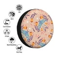thumbnail image 2 of XMXY Spring Butterfly Flowers Spare Tire Cover, Universal Waterproof Cover for Jeep RV Tire Wheel Protection, 17 inch, 2 of 8