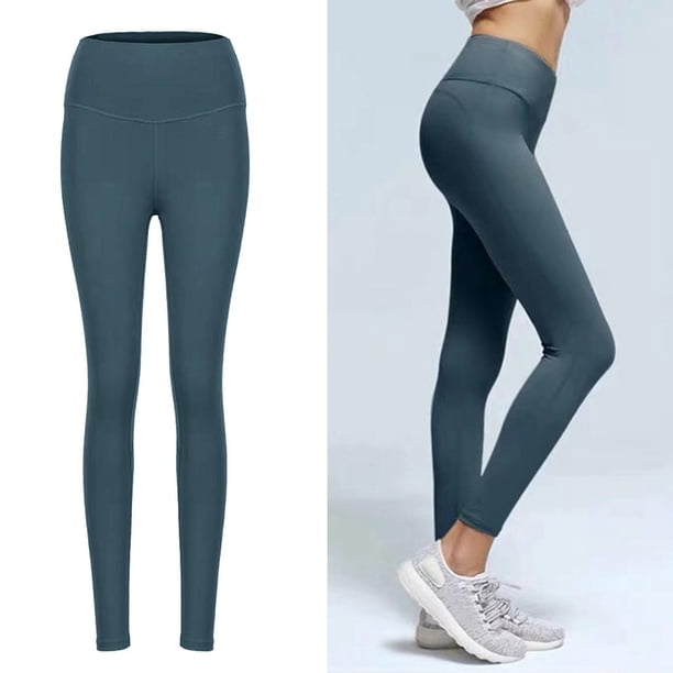 Pantalones de yoga de cinturo para mujer, mals de entrenamiento Capris, pantalones deportivos con control de y levantamiento de glúteos M DYNWAVEMX Leggings de pantalones de yoga de cintura alta