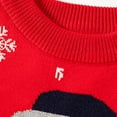 thumbnail image 6 of Atogsazn Children's Christmas Sweaters Kids Crewneck Long Sleeve Pullover Sweater Winter Warm Clothing Tops Fashion C-Red 6-7 Years on Clearance, 6 of 8