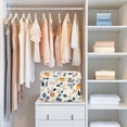 thumbnail image 4 of Yayeee Collapsible Cube Storage Bin with Lid Fabric Closet Decorative Basket with Handles, Acorn Leaves Pattern, 4 of 7
