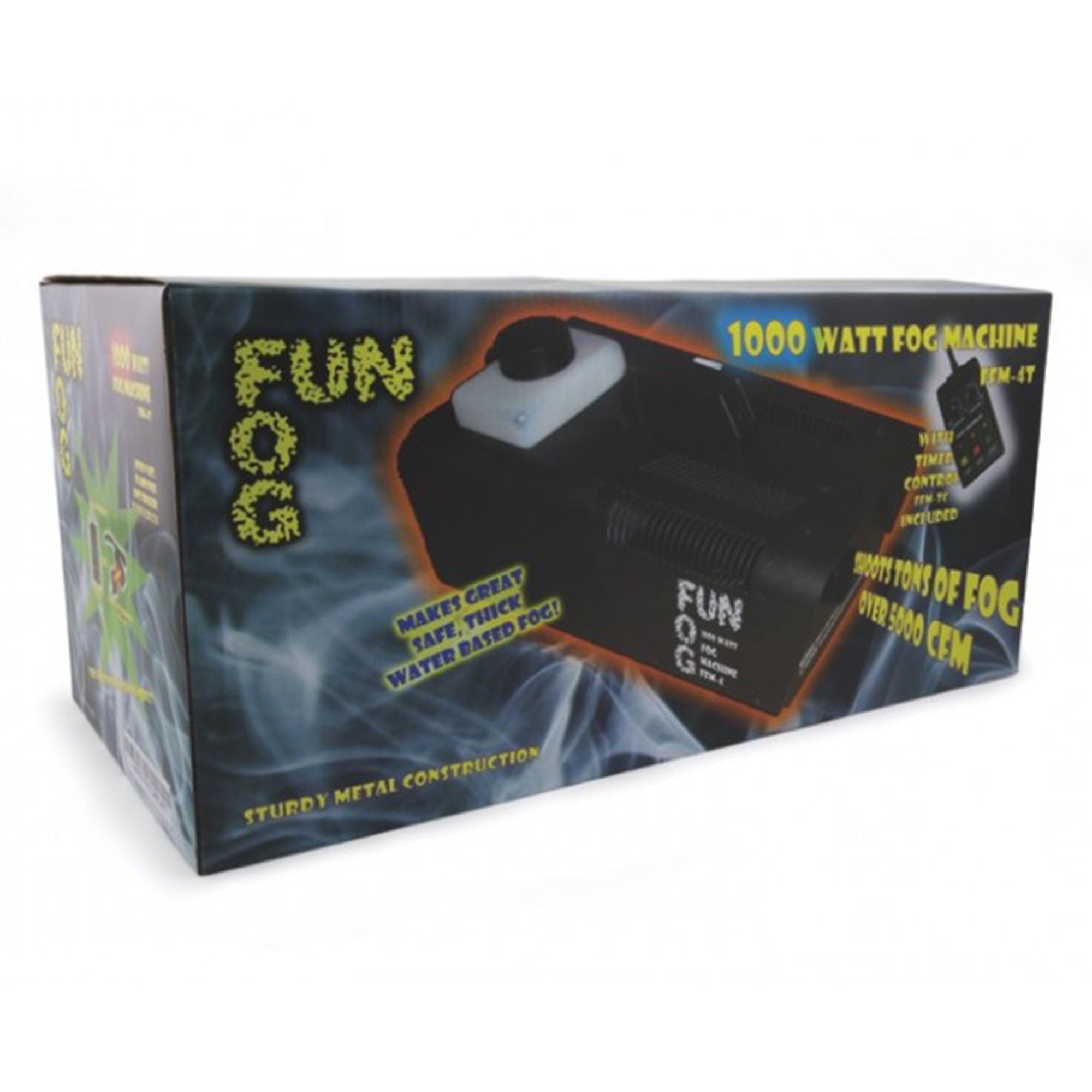 Froggy's Fog FFM-1000 1000 Watt Party Fog Machine w/ Remote Control