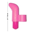 thumbnail image 3 of The 9's Silicone Finger Vibrator, Pink, 3 of 3