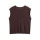 thumbnail image 4 of HH TRAF 2024 Chaleco de moda de verano para mujer, jersey de punto, nuevo chaleco ajustado con cuello redondo, chaleco vintage para mujer, tops de moda, 4 of 5