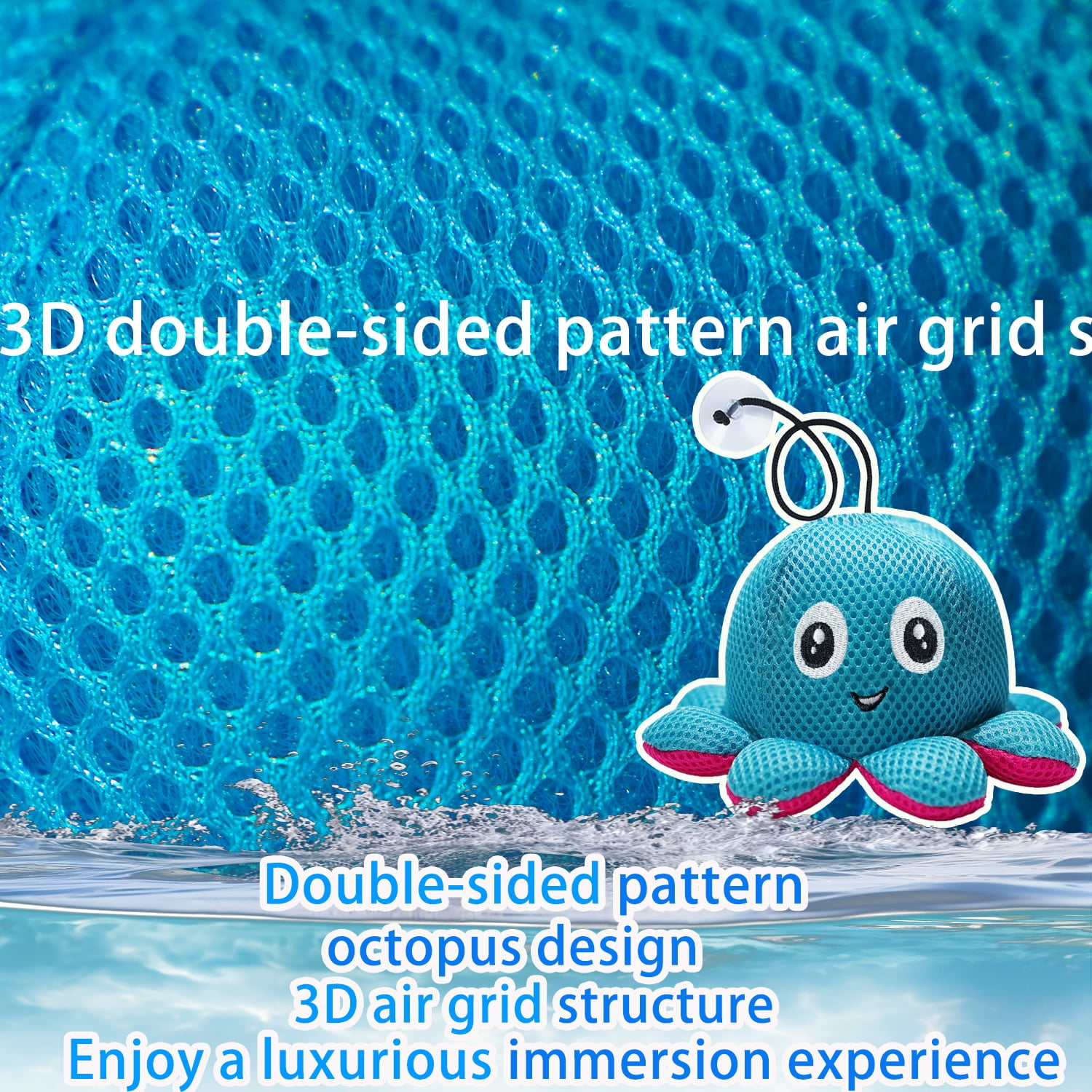 Hot Tub Scum Absorber - Reusable Floating Sponge Cleaner for Spa, Oil Absorbing Scum Remover with Waterproof Storage Bag, Keeps Water Clear, Hot Tub Accessories for Adults (1 Pack)