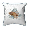 thumbnail image 2 of Lion Fish Guest Towel Small Indoor/Outdoor Pillow 12x12, 2 of 2