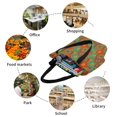 thumbnail image 6 of Pofeuu Abstract Pattern Print Women Fashion Shoulder Handbags Top Handle Satchel Bags Tote Shoulder Shopping Bag Stylish Canvas Tote Bag, 6 of 6