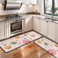thumbnail image 3 of Kitchen Rugs Sets Of 2,Red Mushroom Cartoon Light Pattern Anti Fatigue Kitchen Mat Rugs Non Slip Washable,Decorative Kitchen Floor Mats for Kitchen,Sink,Laundry,17"x47"+17"x47", 3 of 5
