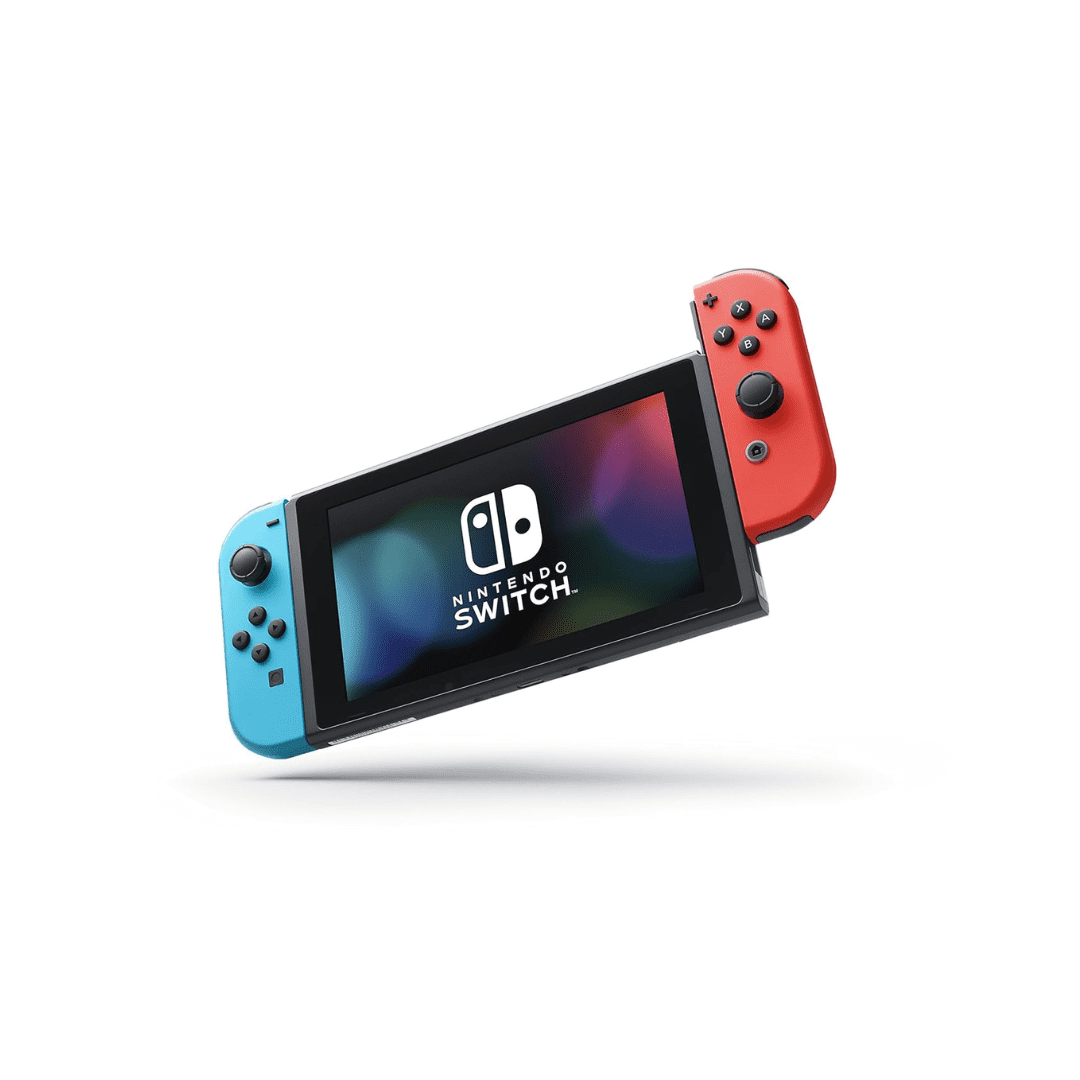 Nintendo HAC-001(-01) Switch Console with Neon Blue & Red Joy-Con