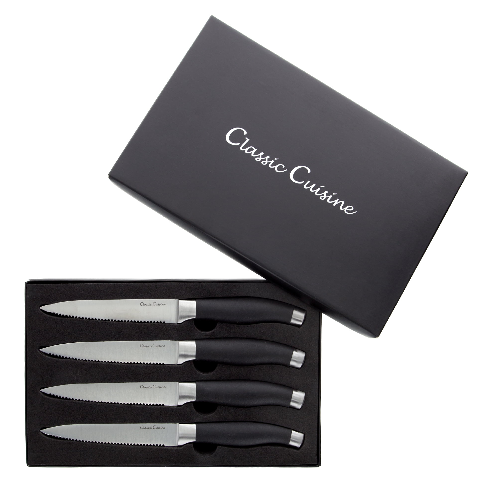 Professional Quality 4 Piece Stainless Steel Steak Knife Set 5 inch