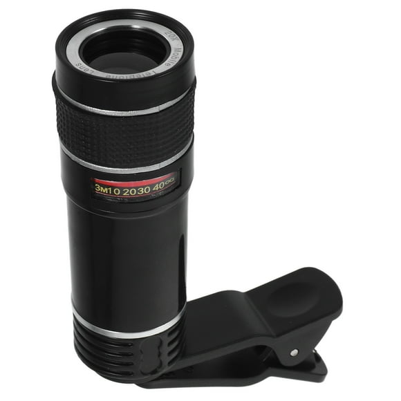 Universal 20X Zoom Mobile Phone Telescope Lens Telephoto External Smartphone Camera Lens with Patch for Phone