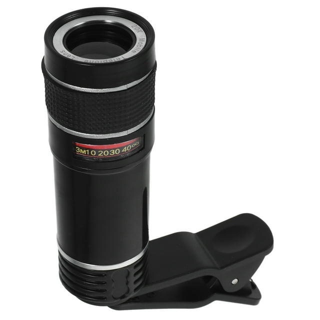 Universal 20X Zoom Mobile Phone Telescope Lens Telephoto External Smartphone Camera Lens with Patch for Phone