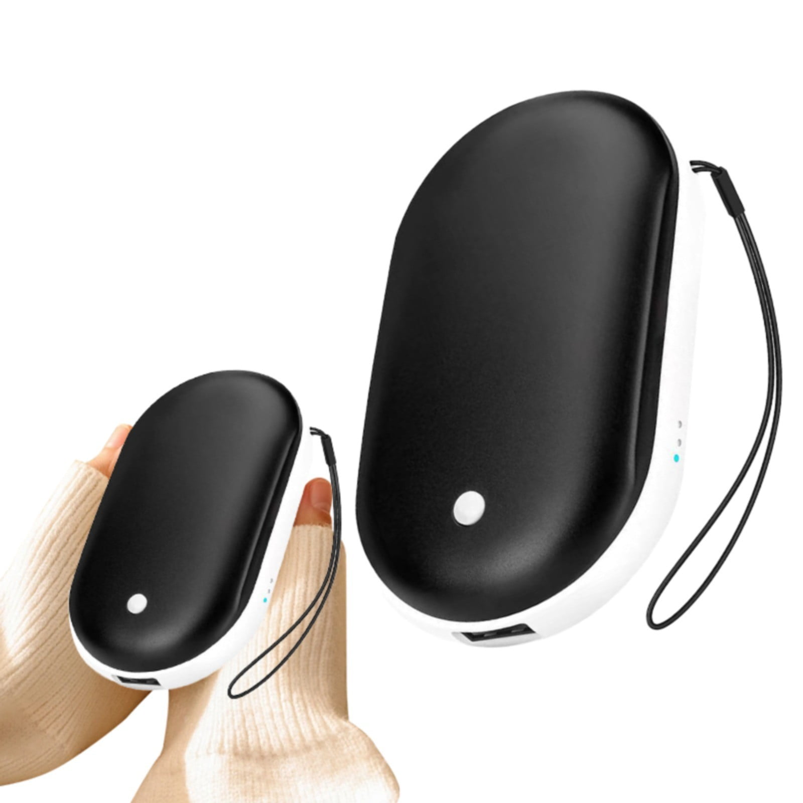 Chauffe-mains Rechargeables En Forme De Cœur 5200mAh - 2 Pièces, 3 Températures, Pour Femmes Et Extérieur - 6