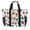 Cartoon Cat Face with Big Eye, variant on Reusable Grocery Bags with Handle Side Pocket Waterproof Shopping Portable Tote Panda Face Flower Doughnut