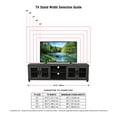 thumbnail image 4 of CorLiving Fremont Engineered Wood TV Stand with Open and Closed Storage and Adjustable Shelves for TVs up to 95", 4 of 14