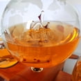 thumbnail image 5 of Whiskey Decanter Airplane Model Gift Set with 2 Etched Globe Whisky Glasses and 1 Funnel - for Liquor, Scotch, Bourbon, Vodka, Gifts for Men, 5 of 7
