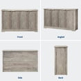 thumbnail image 7 of Fluted Sideboard Buffet Cabinet with Storage, Accent Modern Credenza with 4 Doors, Adjustable Shelves, Media Console Mid Century Storage Cabinet for Living Room Entryway, 7 of 7