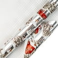 thumbnail image 6 of Christmas Silver Wrapping Paper Mini Roll for Boy Kid, Red Truck, Snowy Pine Forest & Grid Plaid, Silver Foil Reversible Design for Winter Holiday Family Gathering, 17 inches x 32.8 Feet, 6 of 7