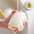 thumbnail image 4 of Tenedor de fruta con tarro de almacenamiento de cerámica, juego de 6 tenedores de postre de acero inoxidable, tenedores de ensalada, selecciones de comida, 4 of 7