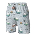 thumbnail image 5 of Naloa Spaceship Men's Beach Shorts, Surfing shorts, Swim trunks, Quick Dry Swim Trunks for Surfing Beach Fun - XX-Large, 5 of 9