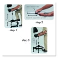 thumbnail image 3 of Pemberly Row Industrial Drafting Chair in Black, 3 of 5