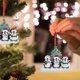 thumbnail image 2 of Colgante de adorno de pingüino de Navidad JAMW 4 piezas para árbol de Navidad, 2 of 5