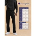 thumbnail image 6 of Champion Men's Open-Bottom Lounge Pants, Standard Fit, Lightweight Cotton Blend, Sizes S-4XL, 6 of 6