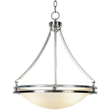 Contemporary Chandelier Ceiling Fixture With Three 13 Watt Gu24 Type Contemporary Chandelier Ceiling Fixture With Three 13 Watt Gu24 Type Fluorescent Lamps 16 5
