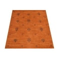 thumbnail image 5 of Rugsotic Carpets Handmade Rugs Hand Knotted Loom Rectangle 8'x10' Orange Brown Wool for Indoor Use, 5 of 5