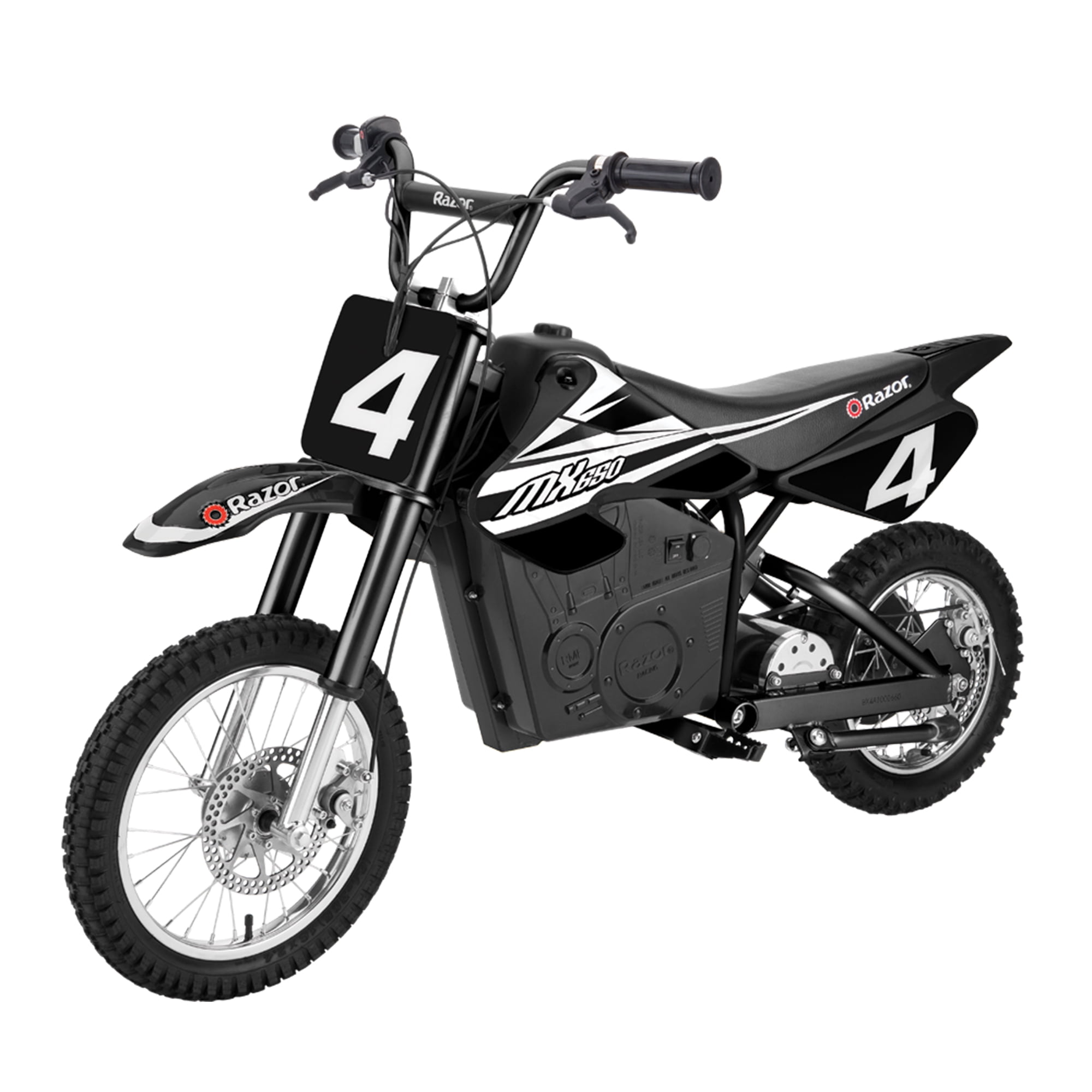 Razor MX650 Dirt Rocket High-Torque Electric Motocross Surron Dirt Bike, Black (2 Pack)