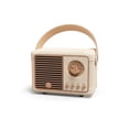 thumbnail image 1 of HM11Plus Bluetooth-compatible Speaker Retro Hands-free Call Gift Mini Portable Wireless Subwoofer FM Radio for Outdoor -Beige, 1 of 5
