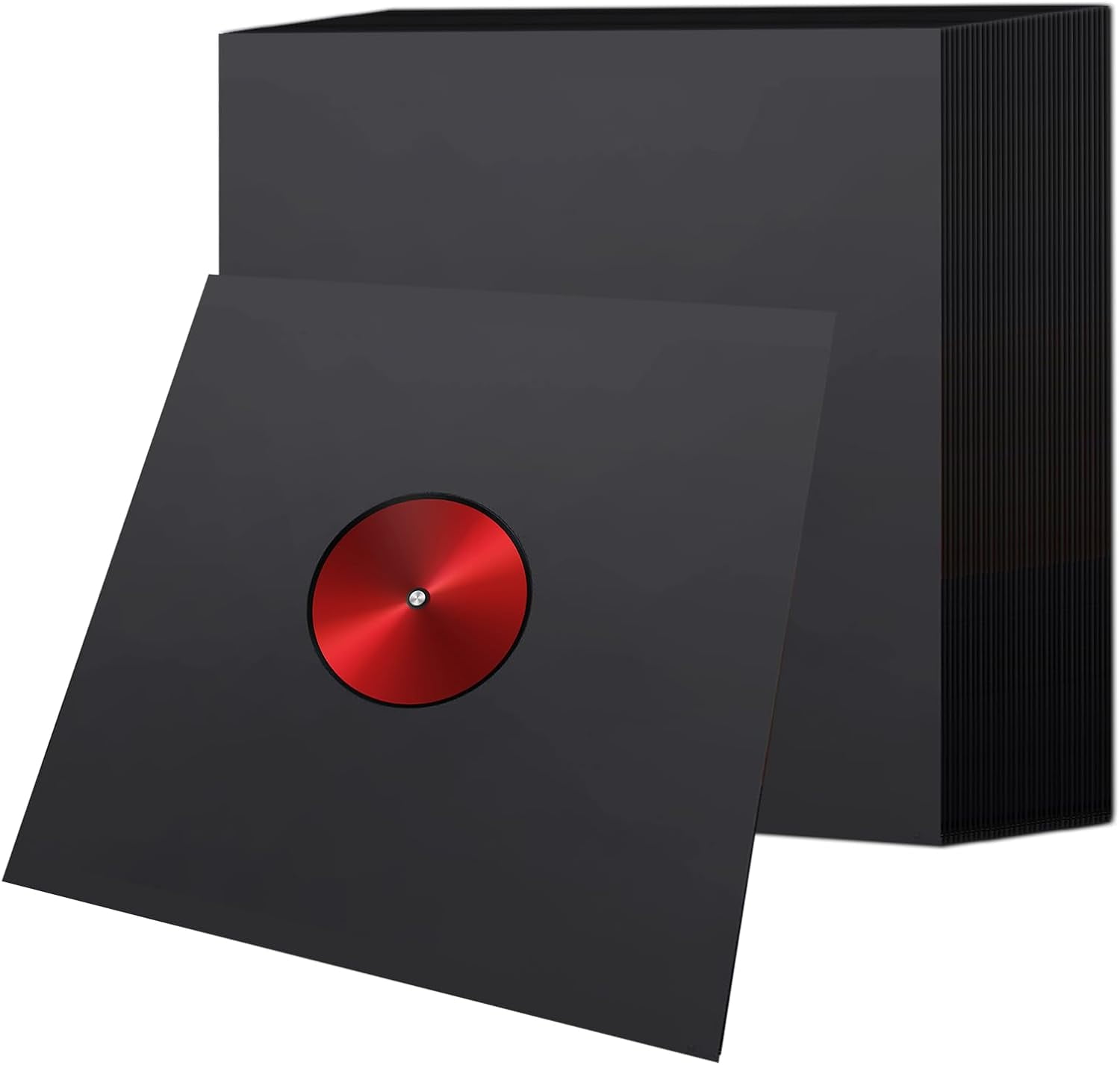 100 Round Bottom Record Inner Sleeves – 2 Mil Archival Anti-Static HDPE For Vinyl Protection - View #5