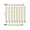 10PCS 2.5mm, variant on Fishing Glow Sticks,with Enhanced Brightness Greater Visibility for use on Fishing Floats Bobbers Rod Tips During Night Fishing